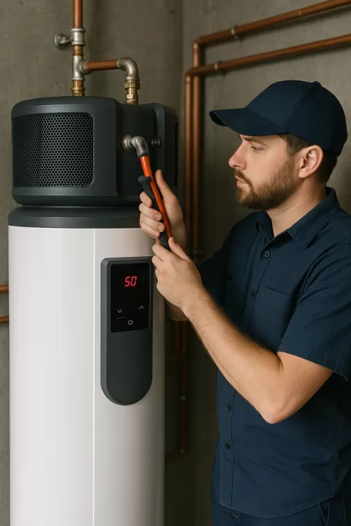 Installation d'un chauffe-eau thermodynamique