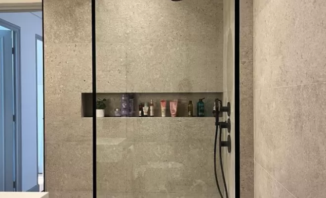 Bac à douche et meuble vasque en #Corian